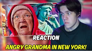 BOITASTIC REACTS to ANGRY GRANDMA IN NEW YORK REACTION [upl. by Macknair]