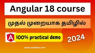 🎓Angular course for beginners in Tamil Angular 18 full course 📚 Codebinx [upl. by Divadnahtanoj]