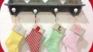 Tutorial 12 Calcetines de Navidad [upl. by Oahc]