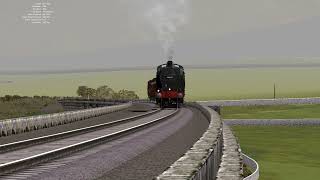 1Z88 LMS 44422 Passenger Train near Ribblehead [upl. by Zachariah]