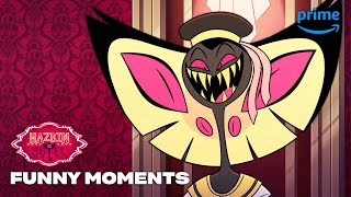 Funny Moments in Hell  Hazbin Hotel  Prime Video [upl. by Neelra113]