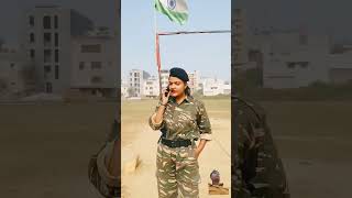 Naye bharat ke bettiya army emotional armymotivation shorts [upl. by Ebehp222]