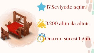 MAKİNELERDOKUMA TEZGAHI 🎽 Hay Day Çiftlik hayday [upl. by Maud484]