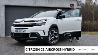 Citroën C5 Aircross Hybrid 2021 Full English Review Testdrive [upl. by Eimarrej]