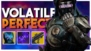 The Most CRACKED Void Hunter Volatile Build EVER GYRFALCONS HAUBERK Hunter PvE Build  Destiny 2 [upl. by Howlend]