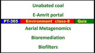 PT365 Environment class8 Quiz [upl. by Ana]