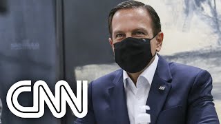 Doria conta com STF para garantir vacinação contra a Covid19 até dia 25  EXPRESSO CNN [upl. by Alroi]