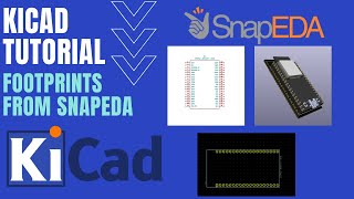 KiCad Tutorial  How to Import Footprints and Symbols from SnapEDA [upl. by Iruy]