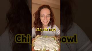 Chipotle bowl mukbang chipotle chipotlebowl mukbang foodies eatingsounds [upl. by Bessy]