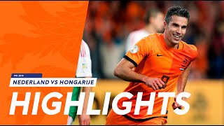 Highlights Nederland  Hongarije 81 11102013 WK 2014kwalificatie [upl. by Pond286]