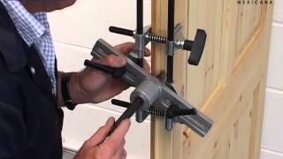 Instalación de cerraduras en puertas de madera con Morticer [upl. by Carine]