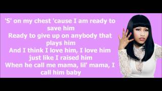 Nicki Minaj  Your Love Lyrics Video [upl. by Enisamoht412]