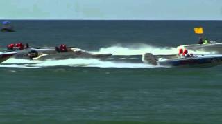 Englewood Beach Waterfest  Power Boat Races [upl. by Jaquith608]