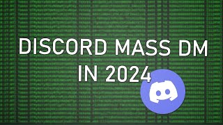 MASSDM Tool │ Send MILLIONS of DMs 2024  Discord Mass Dm Bot  Discord mass dm [upl. by Aletse]