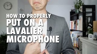 How to Properly Put On a Lavalier Microphone [upl. by Niryt]