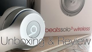 Beats Solo3 Wireless Unboxing amp Review [upl. by Abel]