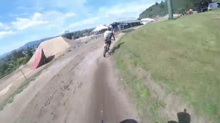 On Board Brook MacDonald stage 7 practice  Giant Toa Enduro [upl. by Attenra429]