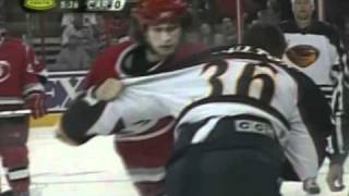 Eric Boulton vs Jesse Boulerice Nov 12 2005 [upl. by Nytsua167]