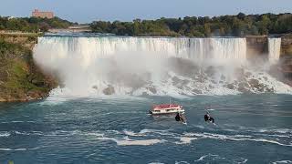 Canada amp USA Stunning Niagara Falls View with Zipline and Maid of the Mist [upl. by Nobell]