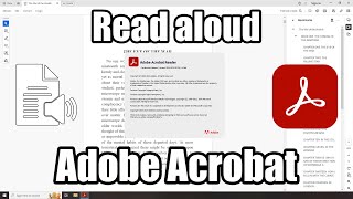 Read Aloud in Adobe Acrobat [upl. by Midian832]