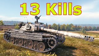 World of Tanks BatChâtillon Bourrasque  13 Kills [upl. by Ecyoj]