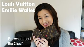 Louis Vuitton Emilie Wallet  Whats with the Cles [upl. by Ayotnom]