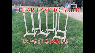 Cheap Quick and Easy target stands [upl. by Normak]