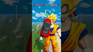 Cars VS Dragon Ball Characters 🐉  BeamNGdrive dragonball sparkingzero DBZ shorts [upl. by Nottap]