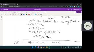 Crank Nicolson Method for Heat equation [upl. by Deland398]