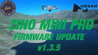 Hubsan Zino Mini Pro Firmware Update v135 Flight At Lucky Peak Reservoir [upl. by Siahc]