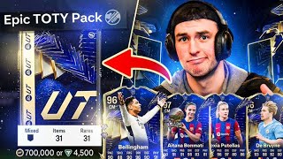 40 x INSANE Epic TOTY Midfielders Packs [upl. by Pratt417]