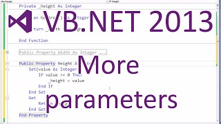 VBNET 2013 Parameters  ByRef vs ByVal Optional and Arrays [upl. by Rehtul]