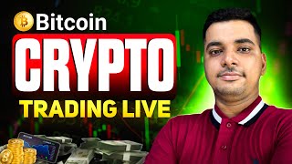 BITCOIN LIVE TRADING  CRYPTO LIVE TRADING  KundanTrader bitcoin ethereum [upl. by Ultan811]