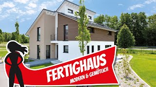 Fertighaus mit Charakter Modern und gemütlich – geht beides Musterhaus von TalbauHaus [upl. by Rramaj]