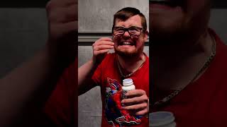 My Down Syndrome brother tries sniffing salts for the first time 😂😂 downsyndrome funny [upl. by Geehan]