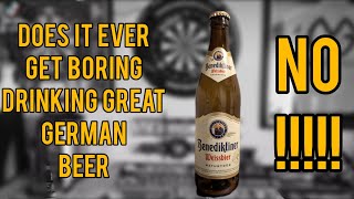 Benediktiner weissbier 54  Ettal abbey  review No 1880 [upl. by Ainit268]