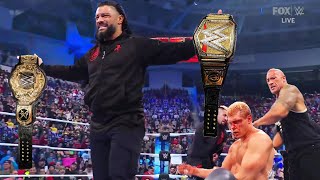 WWE 22 March 2024 Roman Reigns VS Cody Rhodes VS The Rock and Solo Sikoa VS All Raw SmackDown [upl. by Nnaaras]