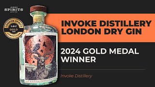 Invoke Distillery Signature London Dry Gin  2024 Gold Medal Winner [upl. by Annahsit]