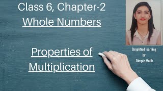 What are the multiplication properties of whole numbers [upl. by Calysta496]