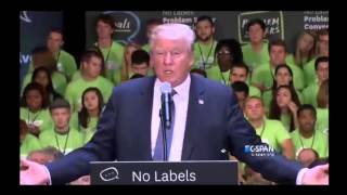 Donald Trump No Labels Convention Full Speech [upl. by Sams135]