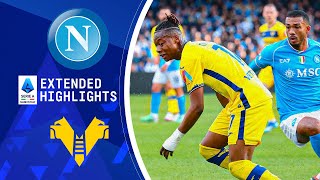 Napoli vs Hellas Verona Extended Highlights  Serie A  CBS Sports Golazo [upl. by Iggam]