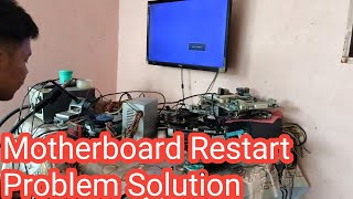 How To Repair Motherboard Gigabyte H81  GAH81MS2PV Motherboard Restart Problem [upl. by Nimzzaj]