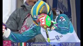 Alpine Skiing  Womens Giant Slalom  Lillehammer 1994 Winter Olympic Games [upl. by Brogle]