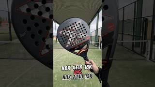 NOX AT10 18K VS AT10 12K  padel shorts fyp [upl. by Wittenburg]