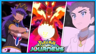 Leon VS Diantha was NOT Good  Pokemon Journeys Episode 122  Leon vs Diantha Full battle Episode [upl. by Osnofedli582]