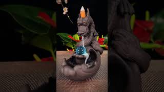 Dragon Ball Backflow Incense Burner incense incenseburner zen sandalwood satisfying meditation [upl. by Aicinod]