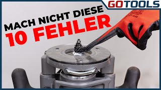 Achtung Gefahr 10 Dinge die du nicht mit einer Oberfräse tun solltest [upl. by Sorilda60]