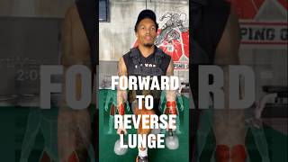 Forward To Reverse Lunge ￼ ￼ Advance Variation speed strength hamstrings lunges quads [upl. by Delacourt]