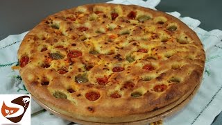 Focaccia pugliese o barese alta croccante e soffice – Cucina Italiana [upl. by Goto]