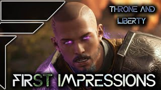 Throne and liberty first impressions [upl. by Yelhak435]